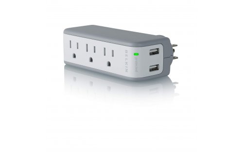 Mini Surge Protector with USB Charger 